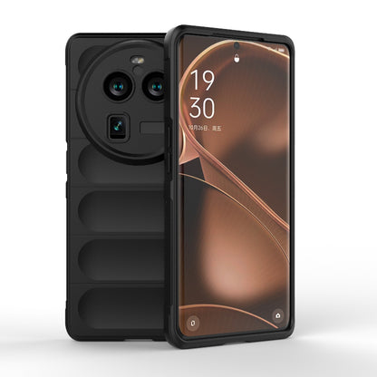 OPPO Find X6 Pro 5G Magic Shield TPU + Flannel Phone Case - Stylish, Durable, and Lightweight Protection