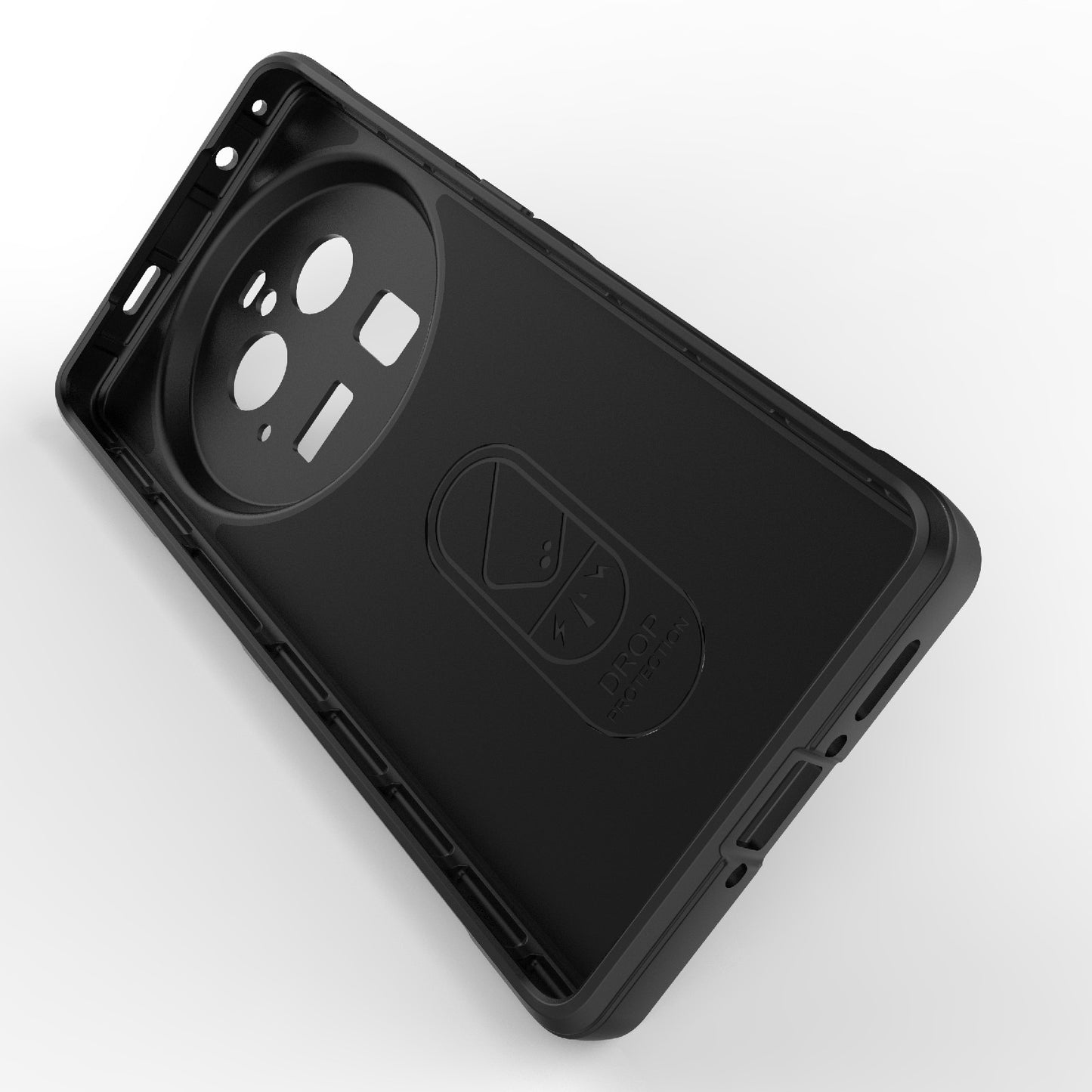 OPPO Find X6 Pro 5G Magic Shield TPU + Flannel Phone Case - Stylish, Durable, and Lightweight Protection