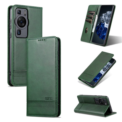 Huawei P60/P60 Pro Leather Wallet Case with Card Holder & Magnetic Closure