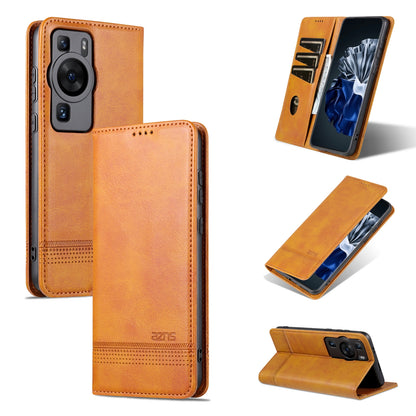 Huawei P60/P60 Pro Leather Wallet Case with Card Holder & Magnetic Closure