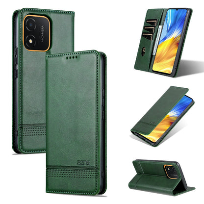 Honor X5 Leather Wallet Case with Card Holder & Magnetic Closure