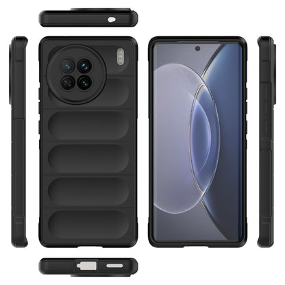 vivo X90 5G Magic Shield TPU + Flannel Phone Case - Stylish, Durable, and Lightweight Protection