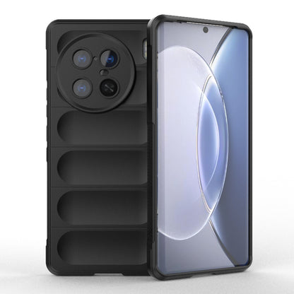 vivo X90 Pro 5G Magic Shield TPU + Flannel Phone Case - Stylish, Durable, and Lightweight Protection