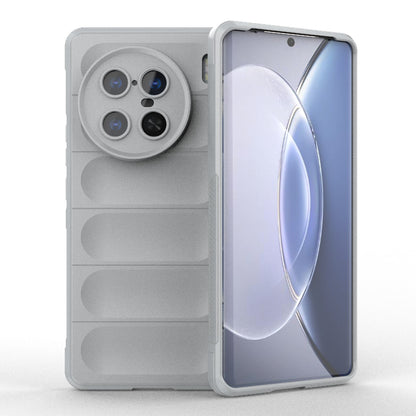 vivo X90 Pro 5G Magic Shield TPU + Flannel Phone Case - Stylish, Durable, and Lightweight Protection