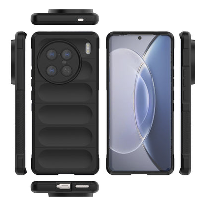 vivo X90 Pro 5G Magic Shield TPU + Flannel Phone Case - Stylish, Durable, and Lightweight Protection