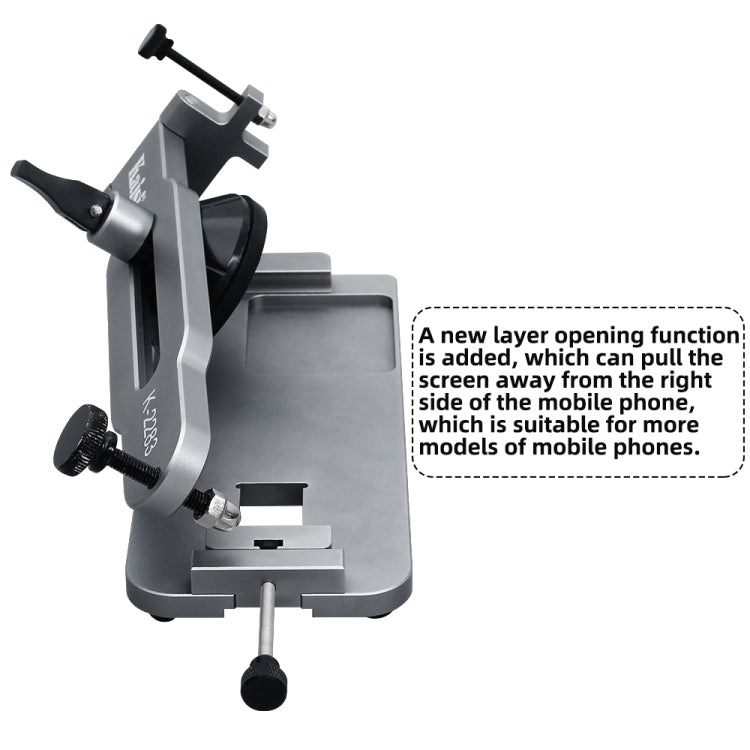 Kaisi K-2283 Universal Unheated LCD Screen Separator Fixture with Adjustable Suction Cup & Camera Protection