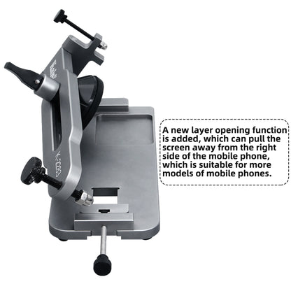 Kaisi K-2283 Universal Unheated LCD Screen Separator Fixture with Adjustable Suction Cup & Camera Protection