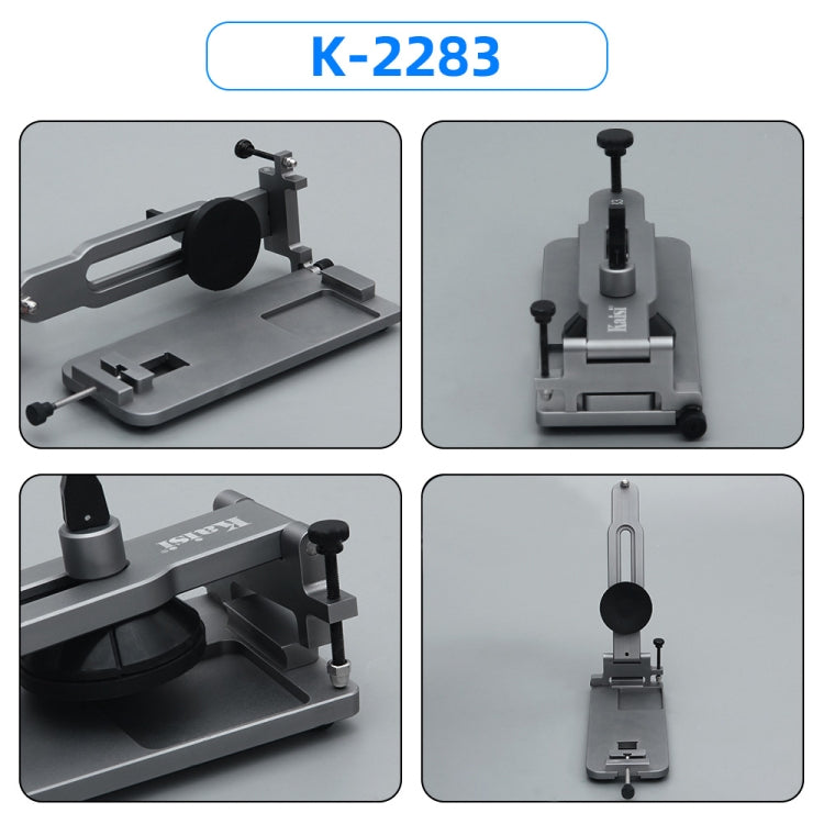 Kaisi K-2283 Universal Unheated LCD Screen Separator Fixture with Adjustable Suction Cup & Camera Protection