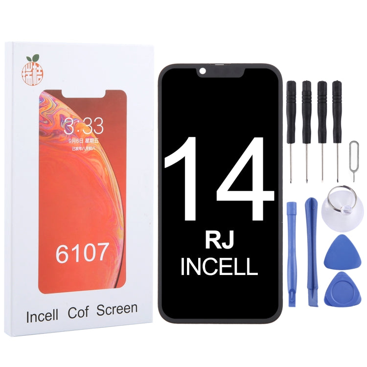 RJ Inell LCD Screen Replacement for iPhone 14 - High Brightness, Wide Viewing Angle, Touch Digitizer Assembly