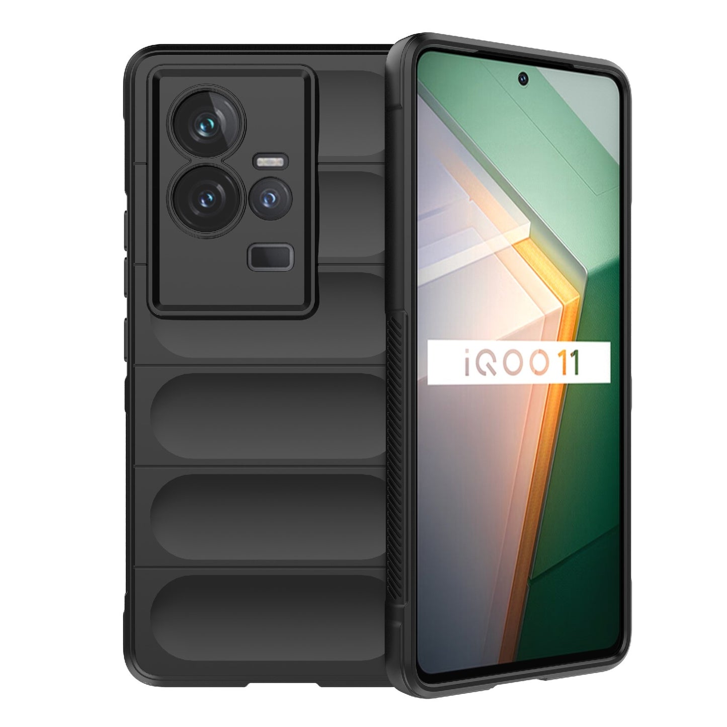 vivo iQOO 11 5G Magic Shield TPU + Flannel Phone Case - Stylish, Durable, and Lightweight Protection