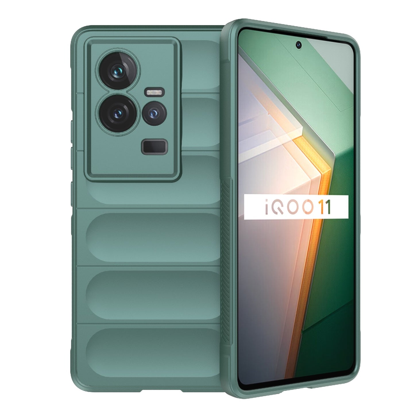 vivo iQOO 11 5G Magic Shield TPU + Flannel Phone Case - Stylish, Durable, and Lightweight Protection