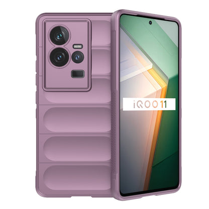 vivo iQOO 11 5G Magic Shield TPU + Flannel Phone Case - Stylish, Durable, and Lightweight Protection