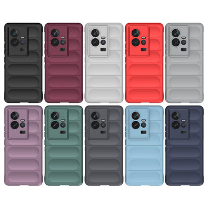 vivo iQOO 11 5G Magic Shield TPU + Flannel Phone Case - Stylish, Durable, and Lightweight Protection