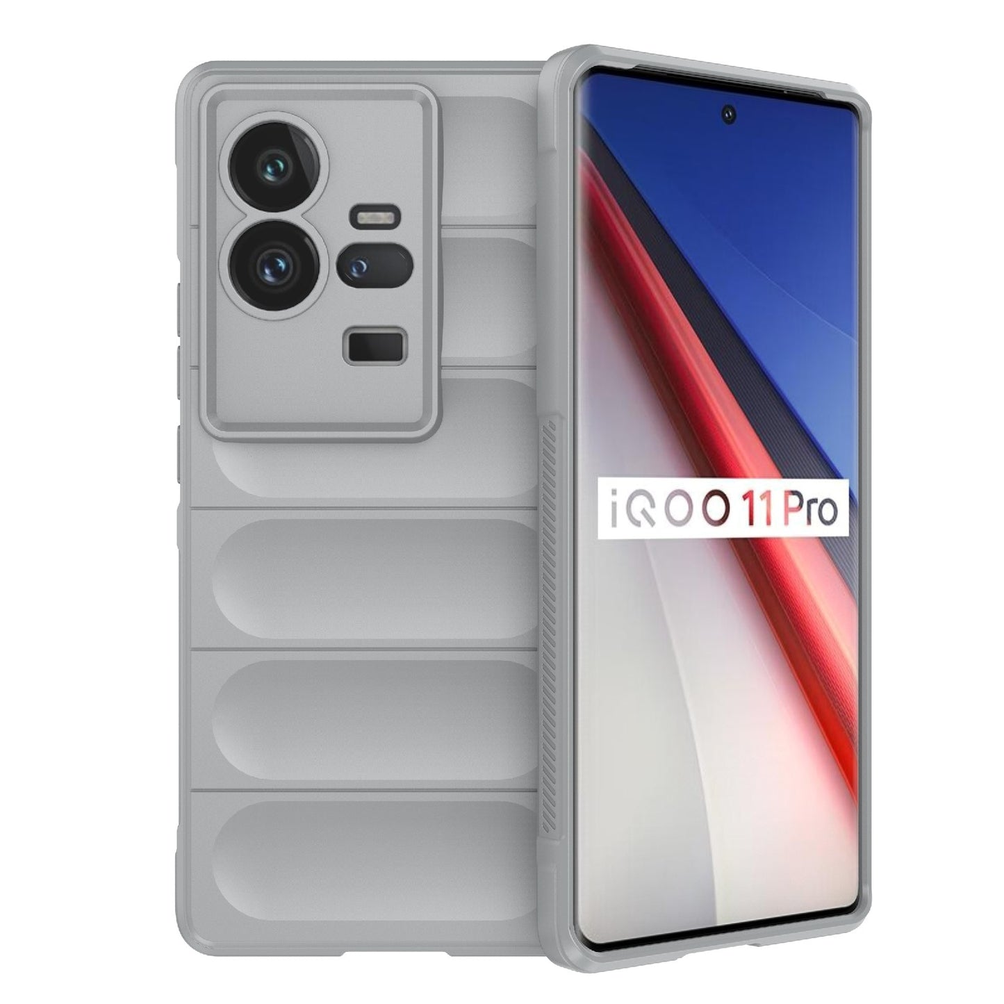 vivo iQOO 11 Pro 5G Magic Shield TPU + Flannel Phone Case - Stylish, Durable, and Lightweight Protection