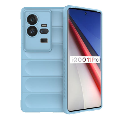 vivo iQOO 11 Pro 5G Magic Shield TPU + Flannel Phone Case - Stylish, Durable, and Lightweight Protection