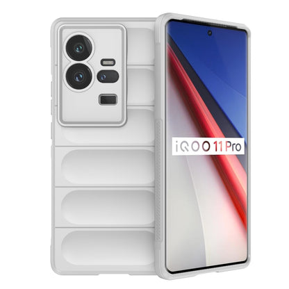 vivo iQOO 11 Pro 5G Magic Shield TPU + Flannel Phone Case - Stylish, Durable, and Lightweight Protection