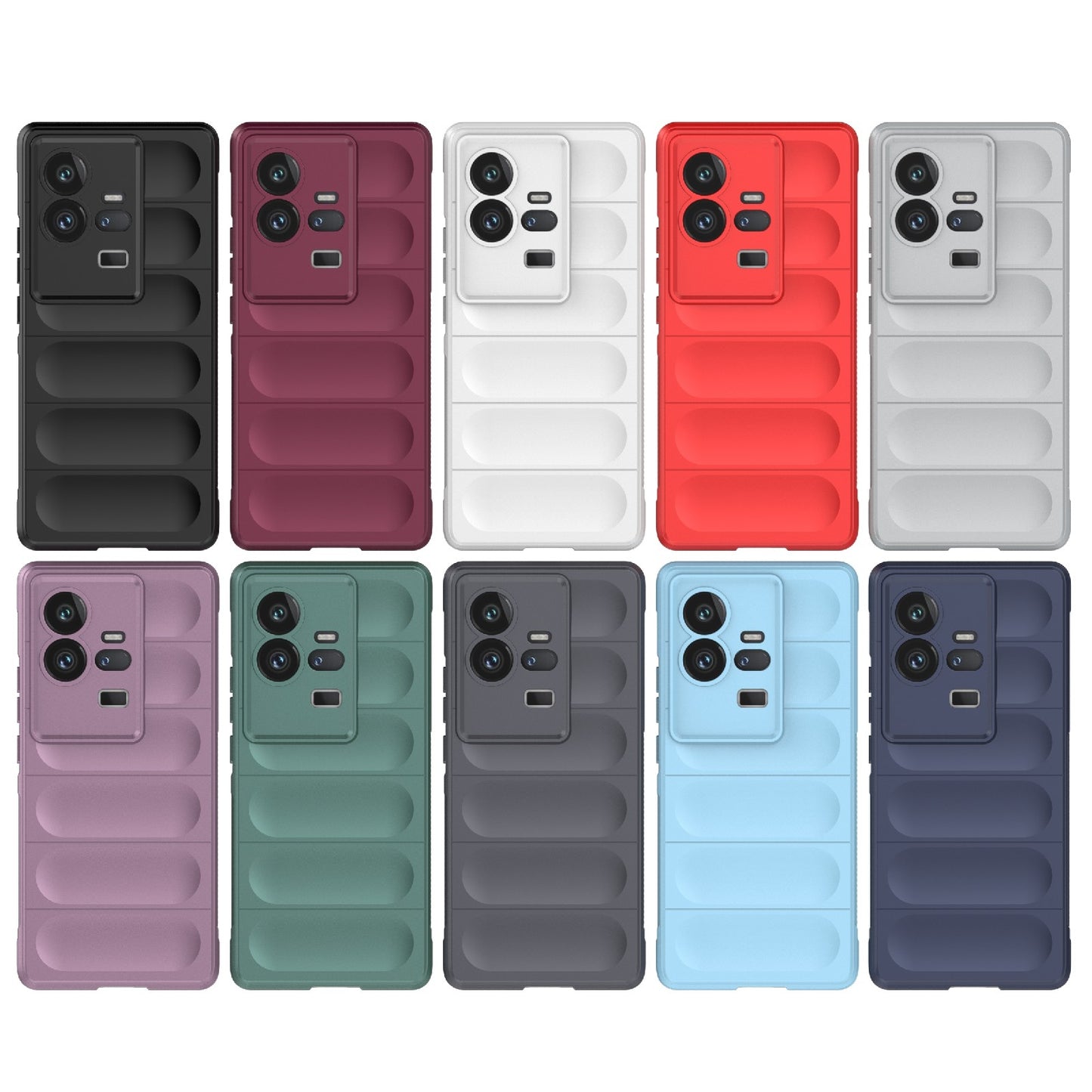 vivo iQOO 11 Pro 5G Magic Shield TPU + Flannel Phone Case - Stylish, Durable, and Lightweight Protection