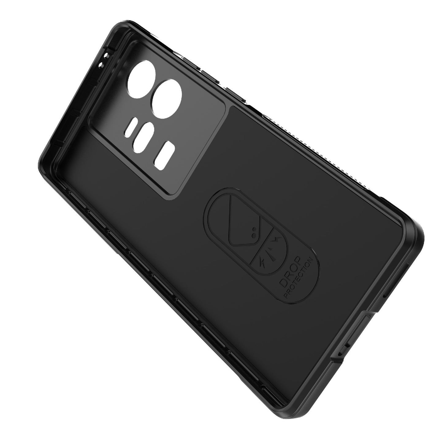 vivo iQOO 11 Pro 5G Magic Shield TPU + Flannel Phone Case - Stylish, Durable, and Lightweight Protection