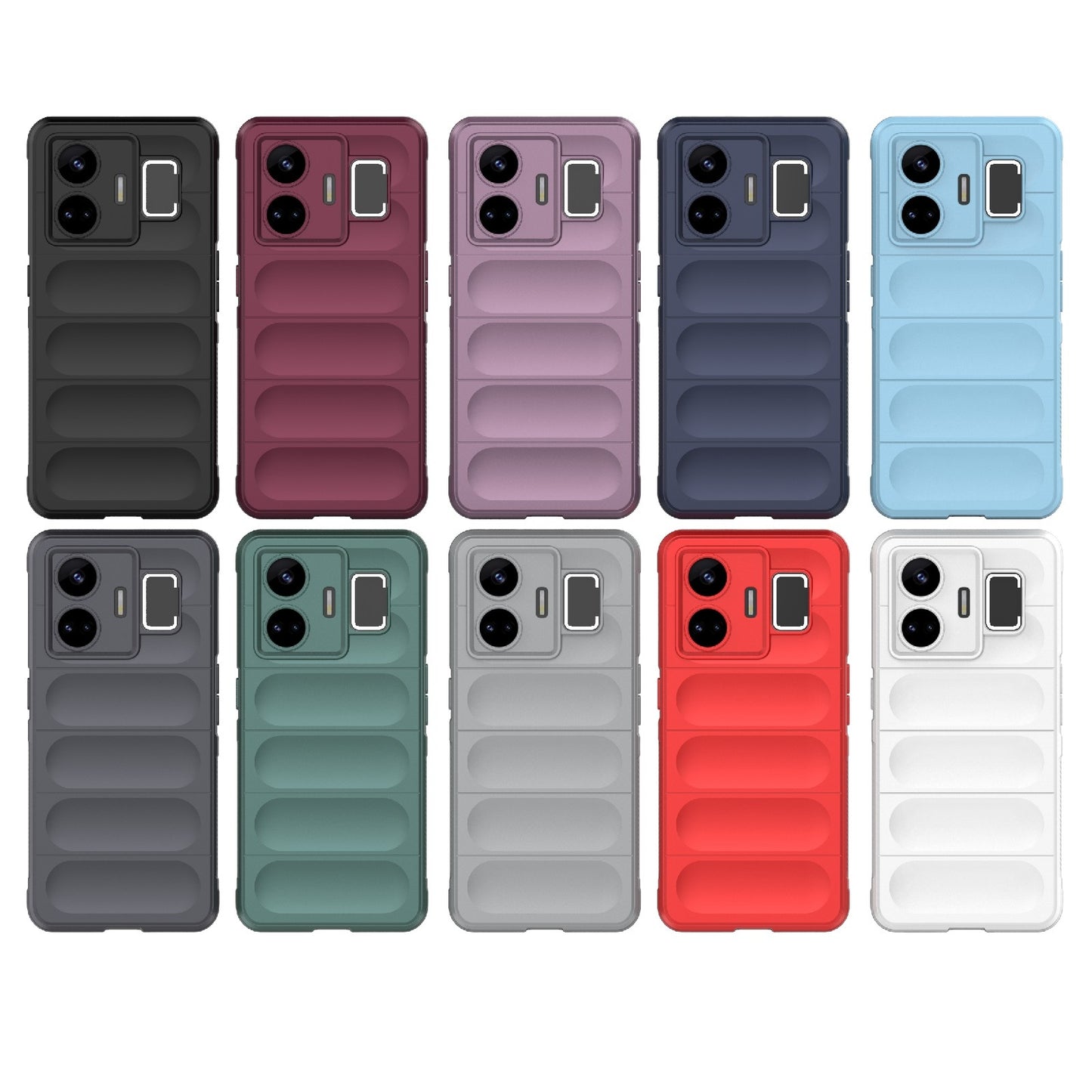Realme GT Neo 5 5G Magic Shield TPU + Flannel Phone Case - Stylish, Durable, and Lightweight Protection