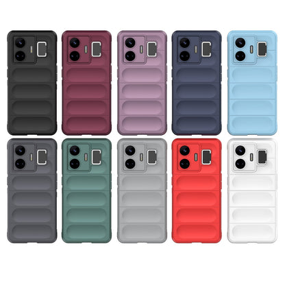 Realme GT Neo 5 5G Magic Shield TPU + Flannel Phone Case - Stylish, Durable, and Lightweight Protection