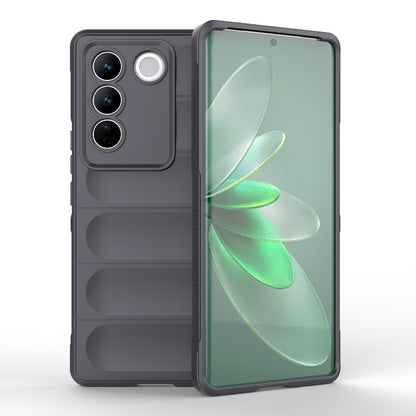 vivo S16 Pro 5G Magic Shield TPU + Flannel Phone Case - Stylish, Durable, and Lightweight Protection