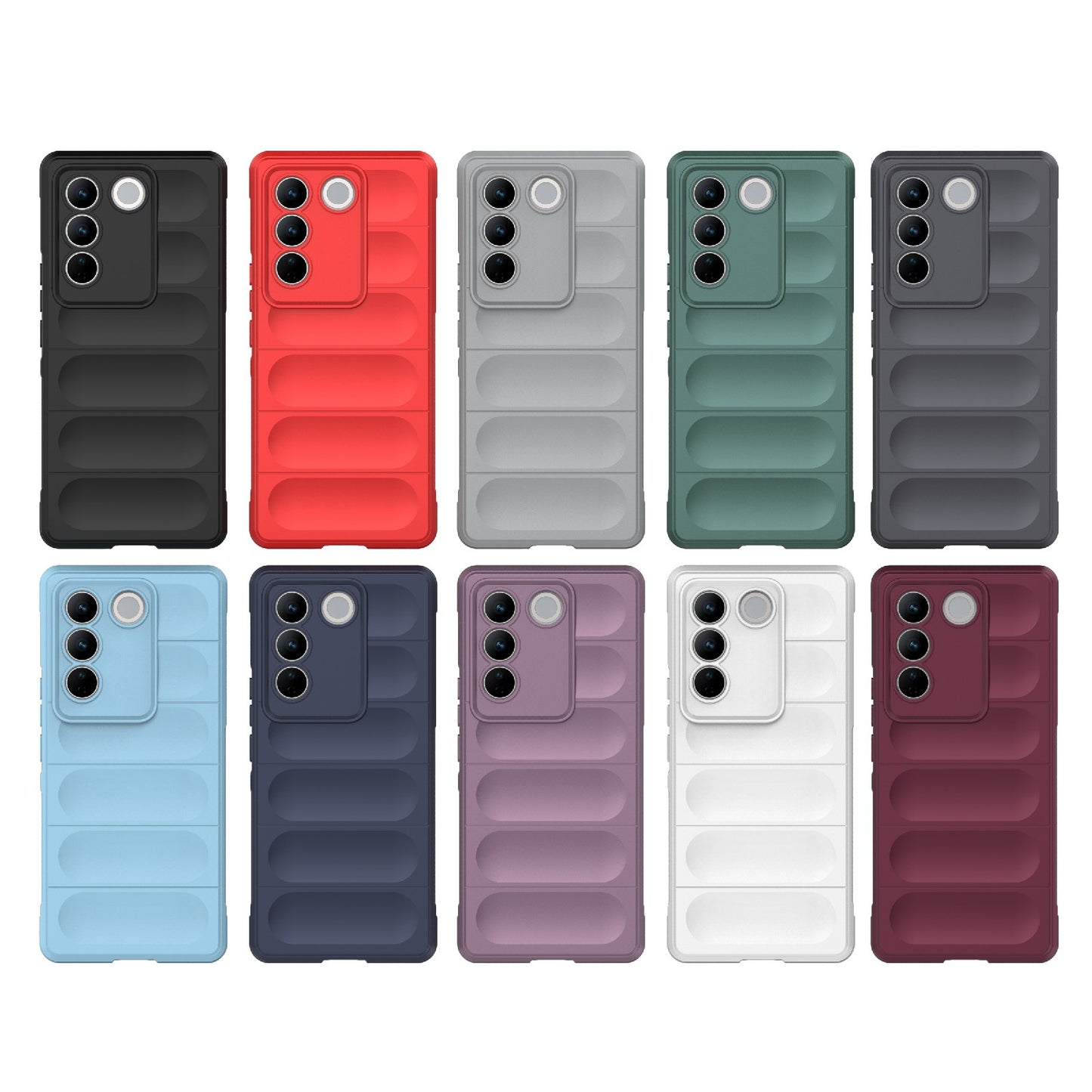 vivo S16 Pro 5G Magic Shield TPU + Flannel Phone Case - Stylish, Durable, and Lightweight Protection