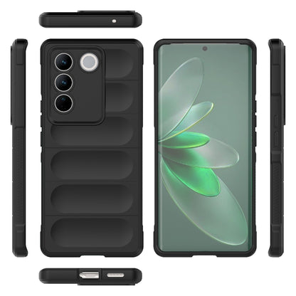 vivo S16 Pro 5G Magic Shield TPU + Flannel Phone Case - Stylish, Durable, and Lightweight Protection