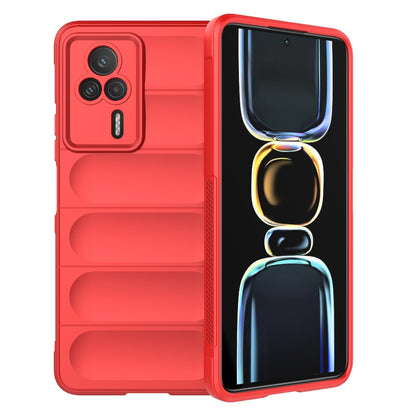 Xiaomi Redmi K60E 5G Magic Shield TPU + Flannel Phone Case - Stylish, Durable, and Lightweight Protection