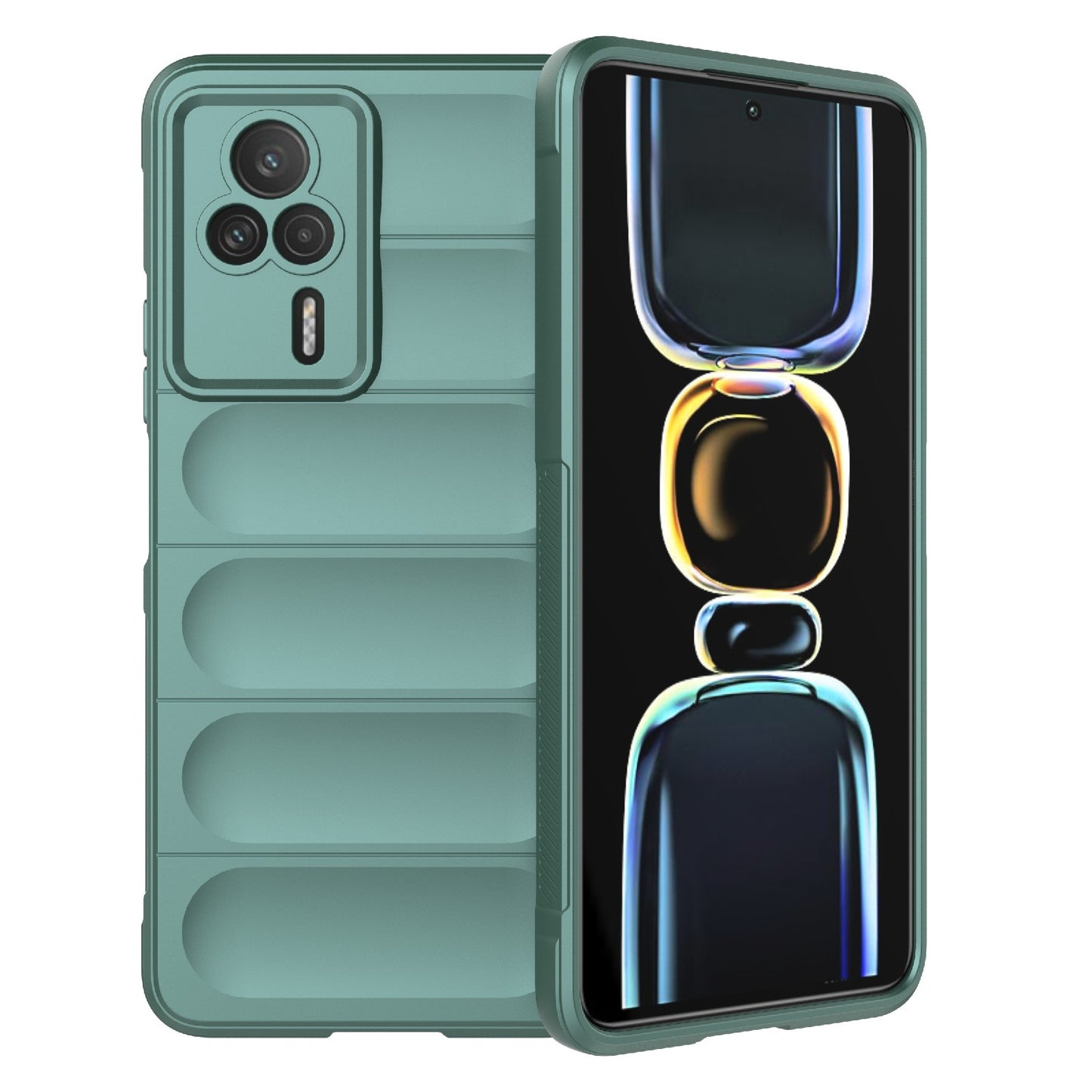 Xiaomi Redmi K60E 5G Magic Shield TPU + Flannel Phone Case - Stylish, Durable, and Lightweight Protection