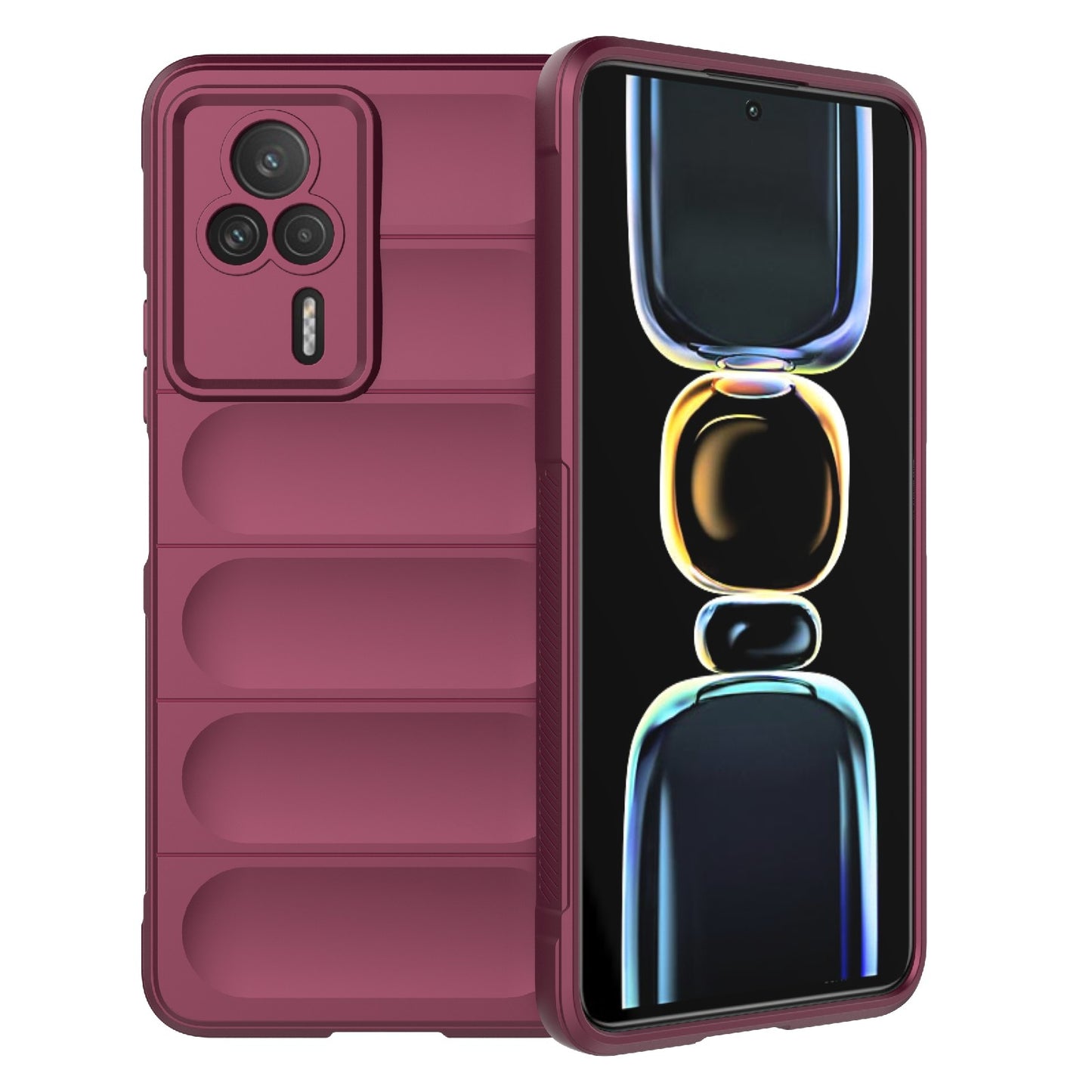 Xiaomi Redmi K60E 5G Magic Shield TPU + Flannel Phone Case - Stylish, Durable, and Lightweight Protection