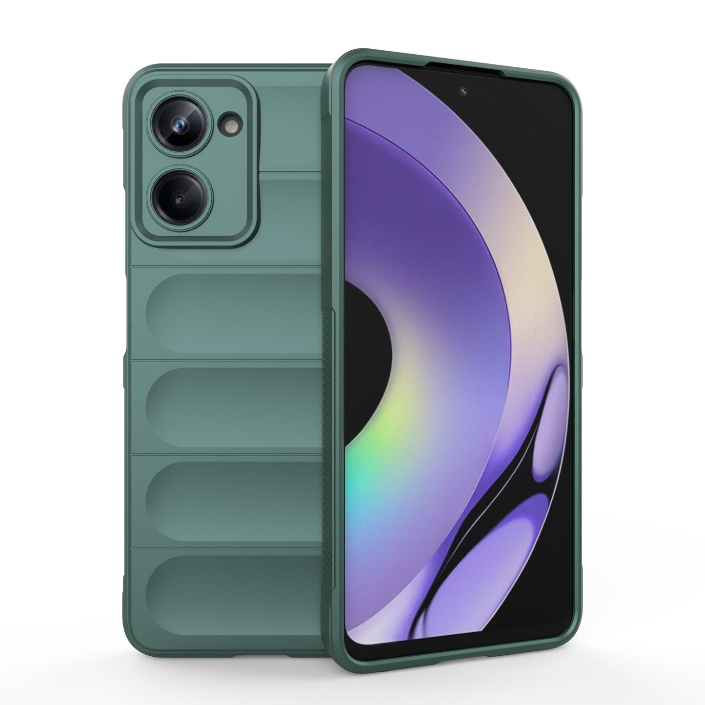 Realme 10 Pro 5G Magic Shield TPU + Flannel Phone Case - Stylish, Durable, and Lightweight Protection