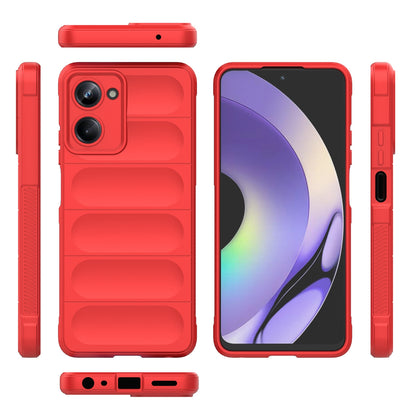 Realme 10 Pro 5G Magic Shield TPU + Flannel Phone Case - Stylish, Durable, and Lightweight Protection