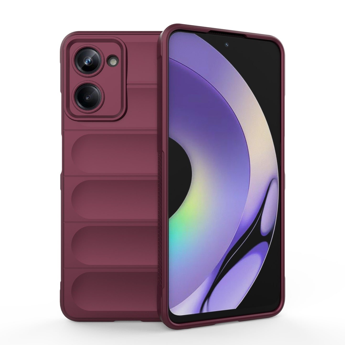 Realme 10 Pro 5G Magic Shield TPU + Flannel Phone Case - Stylish, Durable, and Lightweight Protection