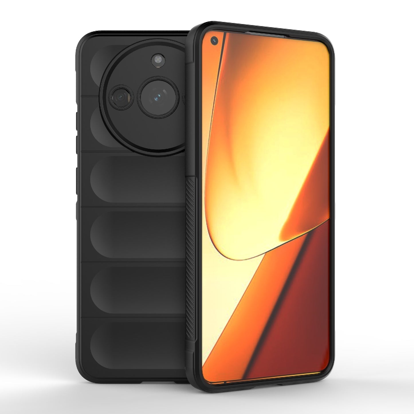 Realme 11 5G Magic Shield TPU + Flannel Phone Case - Stylish, Durable, and Lightweight Protection