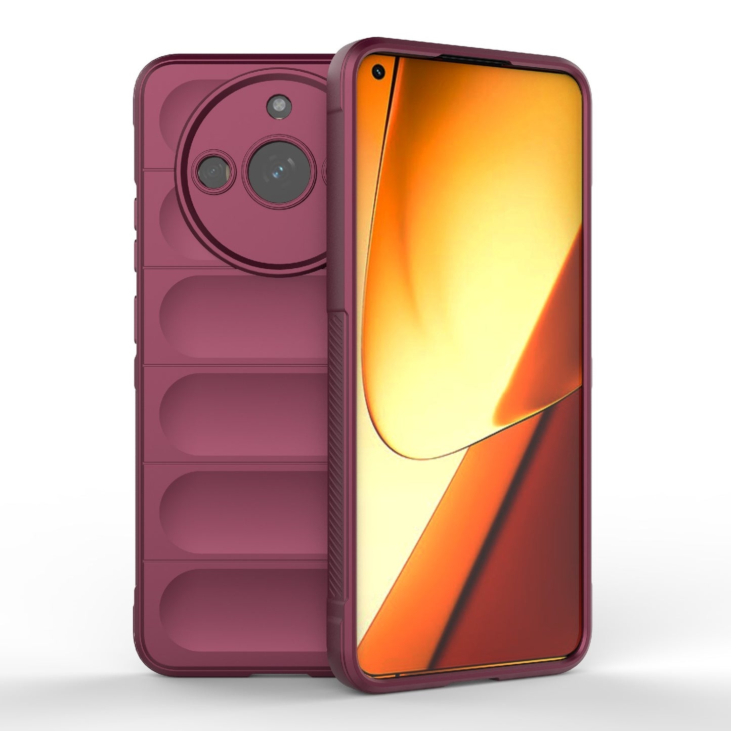 Realme 11 5G Magic Shield TPU + Flannel Phone Case - Stylish, Durable, and Lightweight Protection