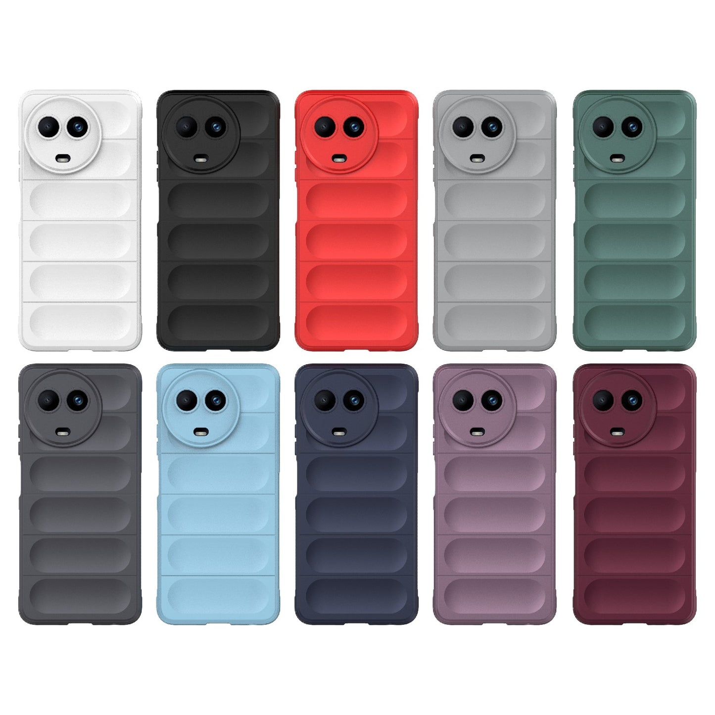 Realme 11 5G Global Magic Shield TPU + Flannel Phone Case - Stylish, Durable, and Lightweight Protection