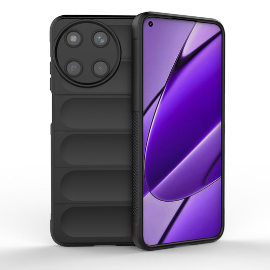 Realme 11 4G Global Magic Shield TPU + Flannel Phone Case - Stylish, Durable, and Lightweight Protection