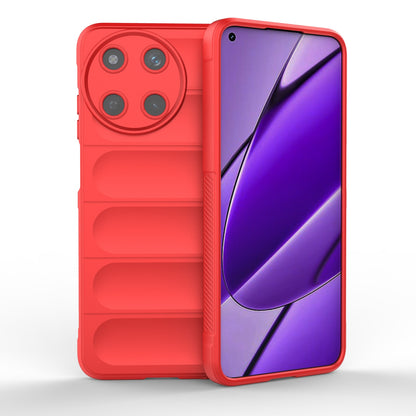 Realme 11 4G Global Magic Shield TPU + Flannel Phone Case - Stylish, Durable, and Lightweight Protection