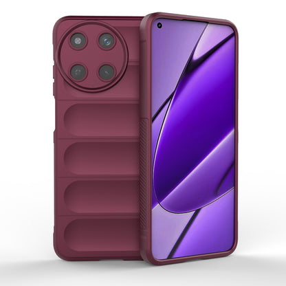 Realme 11 4G Global Magic Shield TPU + Flannel Phone Case - Stylish, Durable, and Lightweight Protection