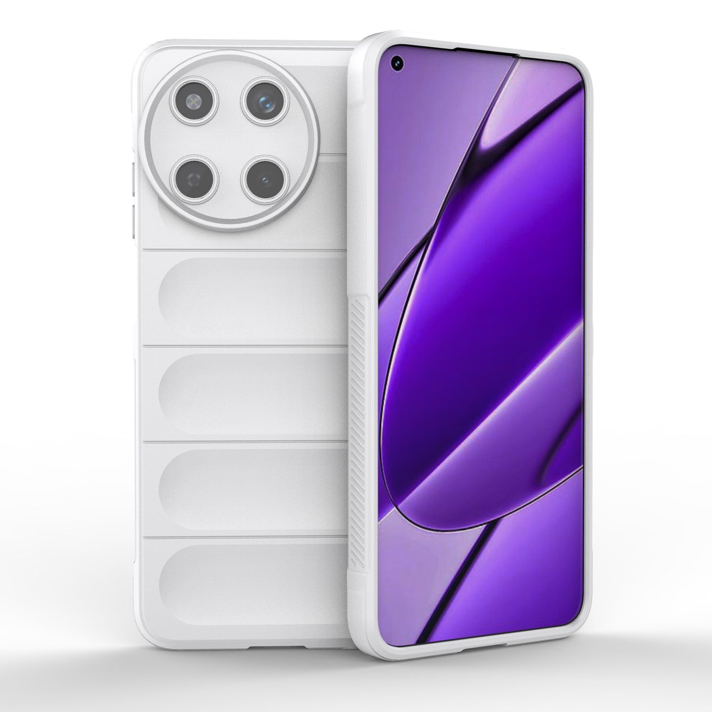 Realme 11 4G Global Magic Shield TPU + Flannel Phone Case - Stylish, Durable, and Lightweight Protection