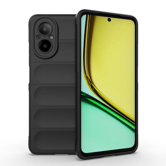 Realme C67 4G Global Magic Shield TPU + Flannel Phone Case - Stylish, Durable, and Lightweight Protection
