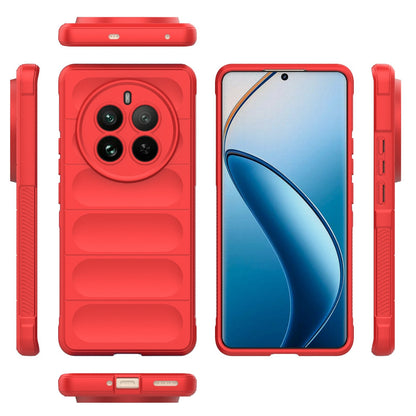 Realme 12 Pro 5G Magic Shield TPU + Flannel Phone Case - Stylish, Durable, and Lightweight Protection