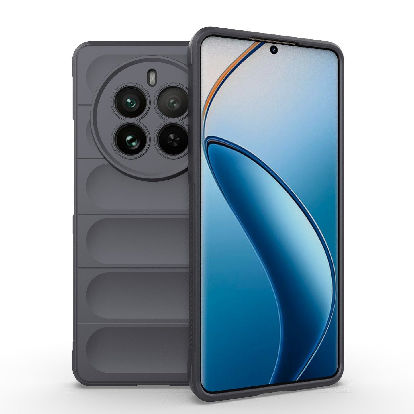 Realme 12 Pro 5G Magic Shield TPU + Flannel Phone Case - Stylish, Durable, and Lightweight Protection