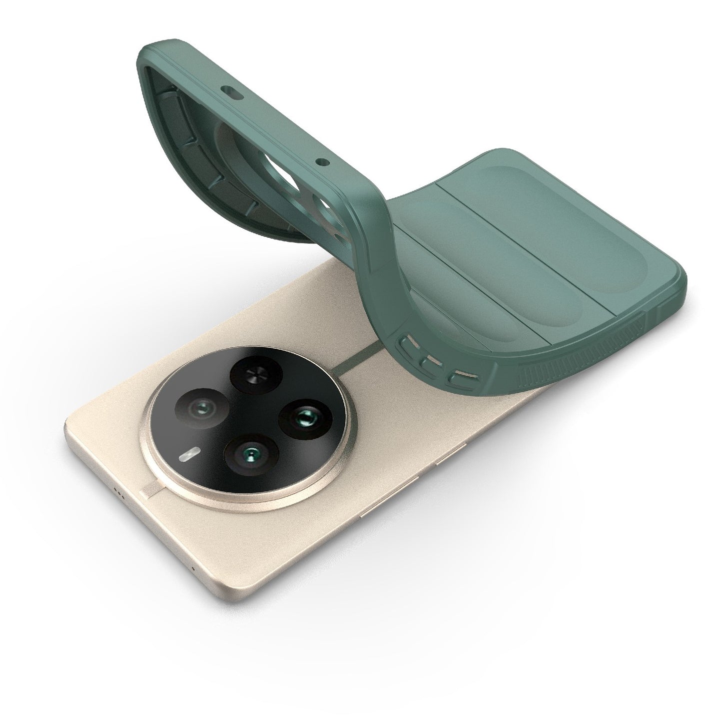 Realme 12 Pro 5G Magic Shield TPU + Flannel Phone Case - Stylish, Durable, and Lightweight Protection