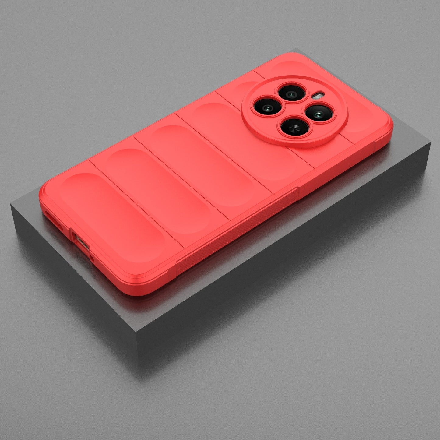 Realme 12+ 5G Global Magic Shield TPU + Flannel Phone Case - Stylish, Durable, and Lightweight Protection