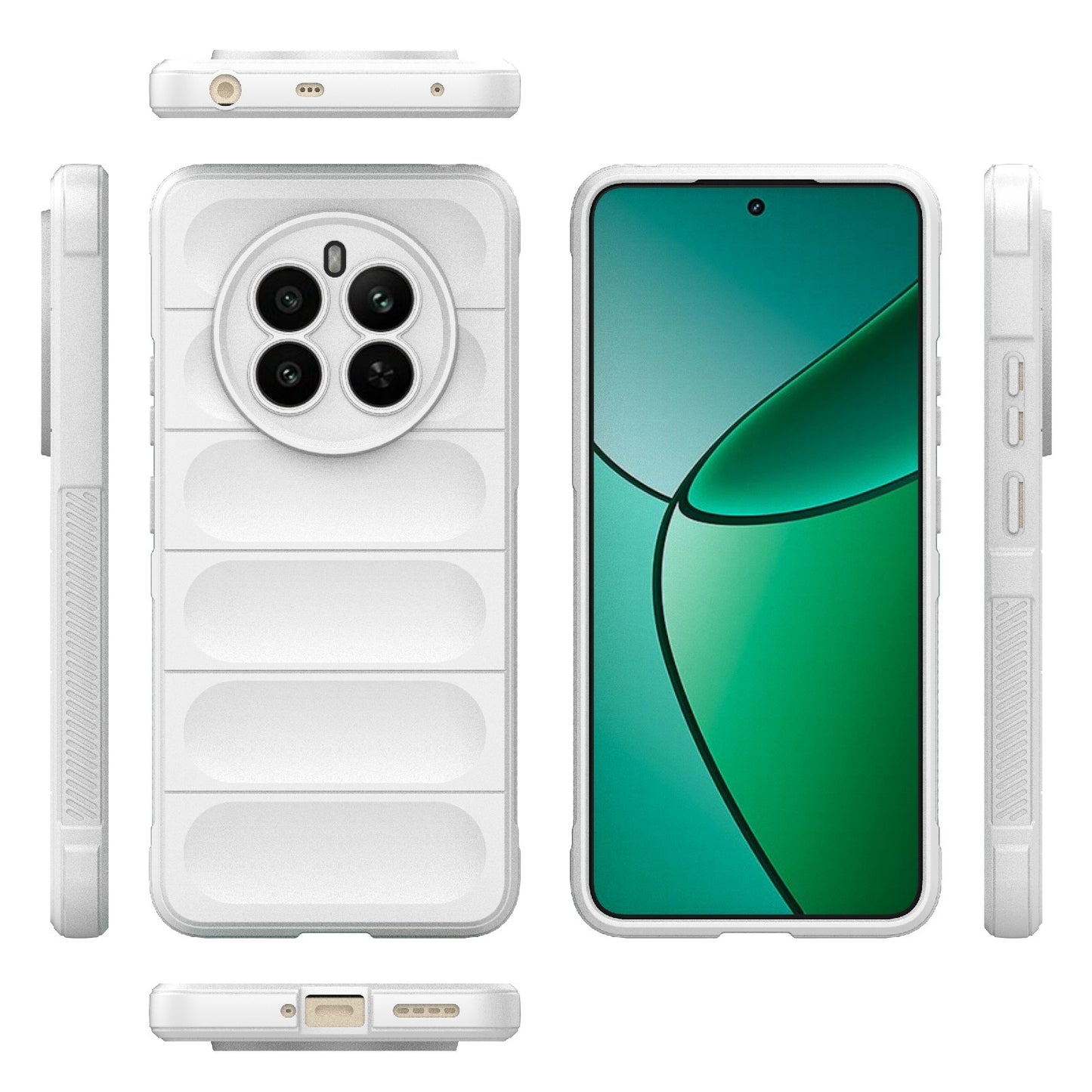 Realme 12+ 5G Global Magic Shield TPU + Flannel Phone Case - Stylish, Durable, and Lightweight Protection