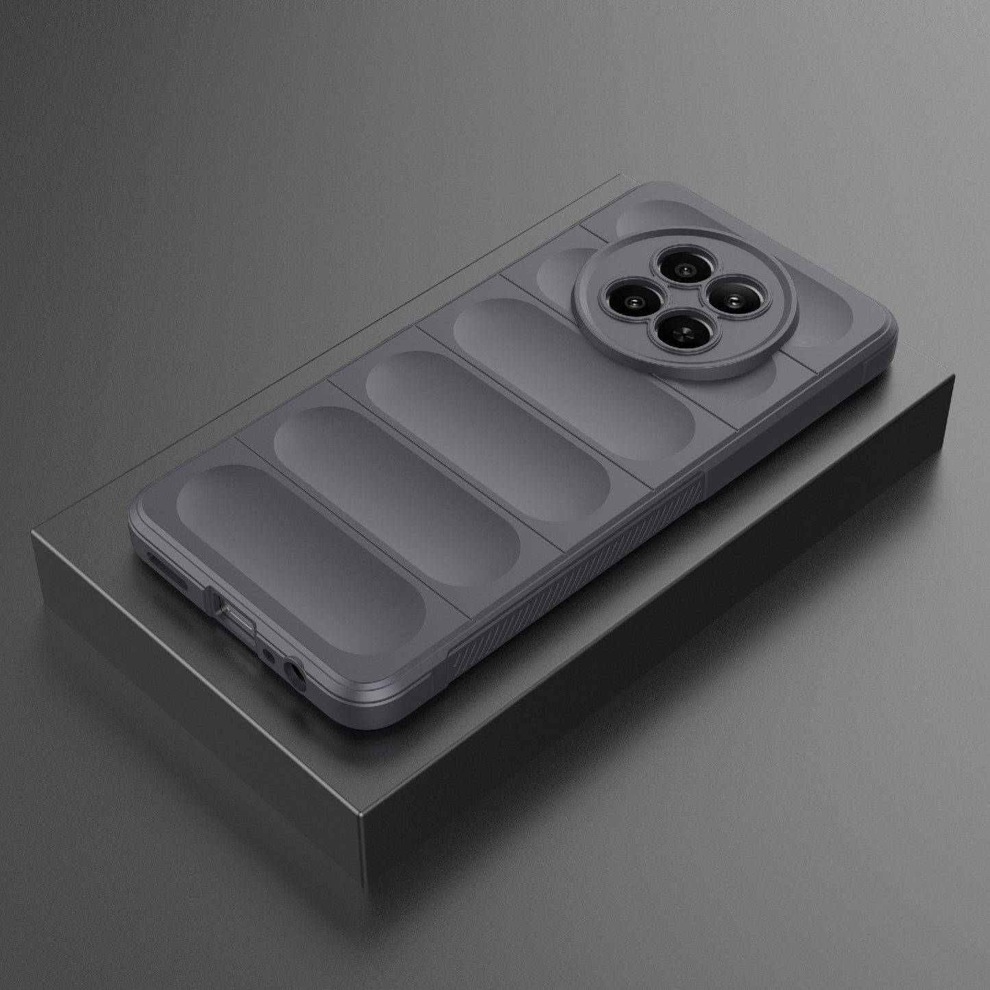 Realme 12 5G Global Magic Shield TPU + Flannel Phone Case - Stylish, Durable, and Lightweight Protection