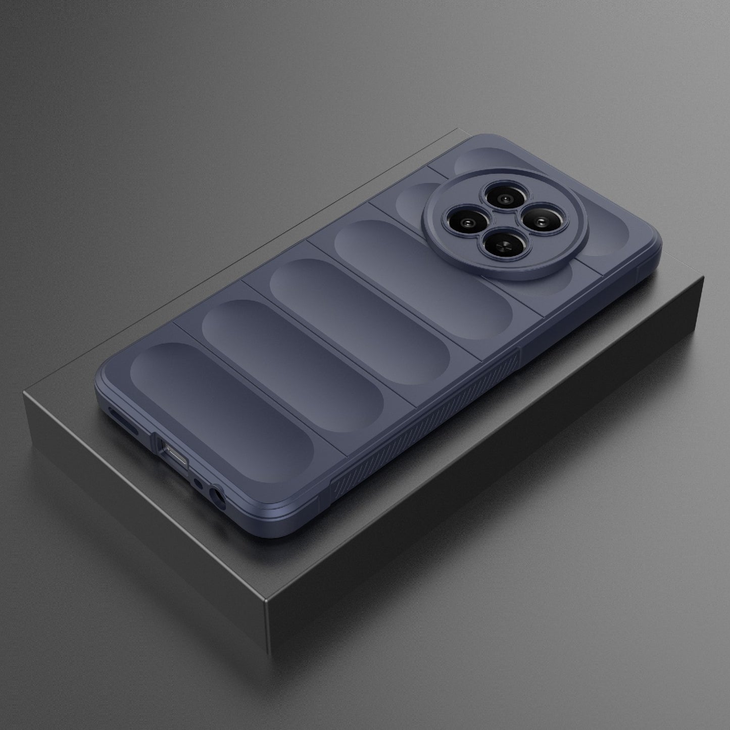 Realme 12 5G Global Magic Shield TPU + Flannel Phone Case - Stylish, Durable, and Lightweight Protection