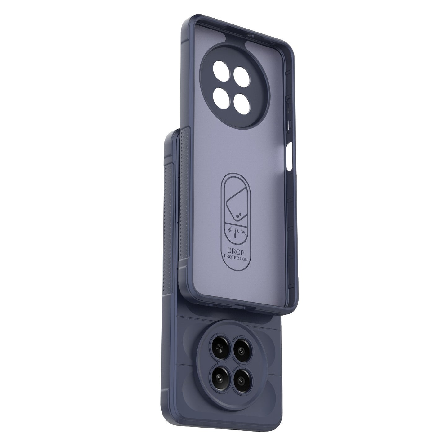 Realme 12 5G Global Magic Shield TPU + Flannel Phone Case - Stylish, Durable, and Lightweight Protection