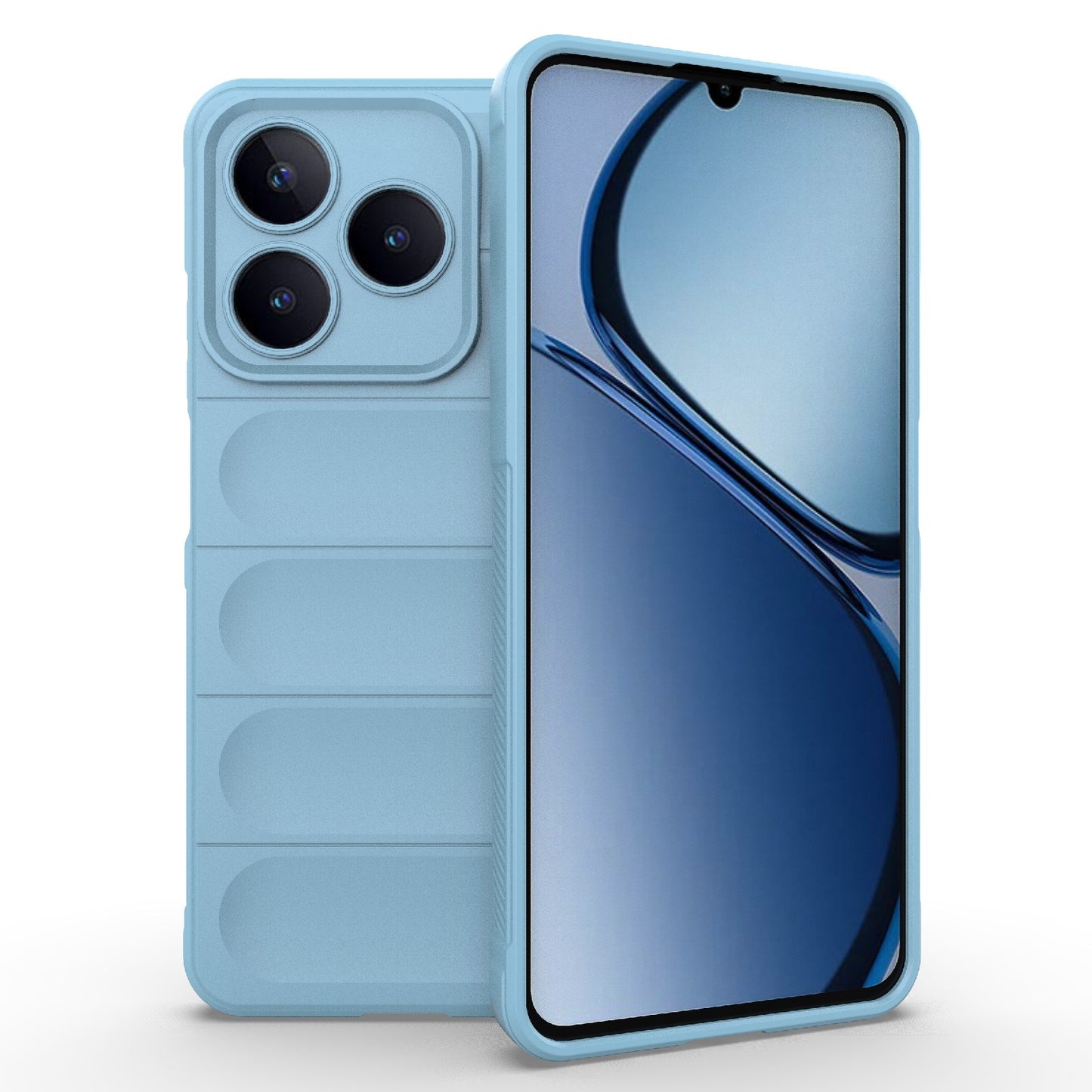 Realme C63 4G Global Magic Shield TPU + Flannel Phone Case - Stylish, Durable, and Lightweight Protection